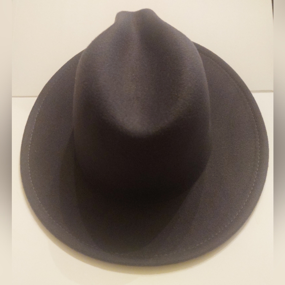 Fedora UNISEX charcoal or Navy hat 23' Inside Round65% cotton, 35% polyester,New